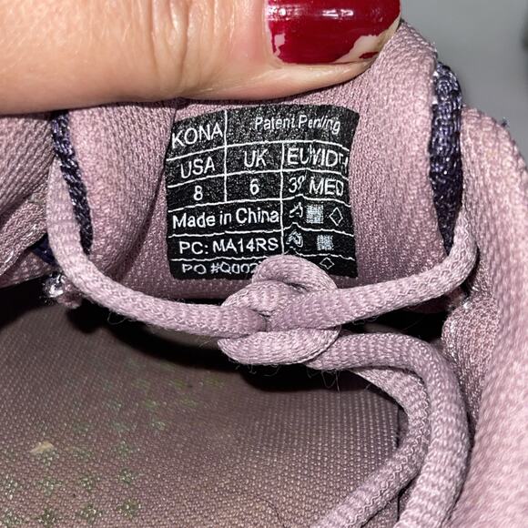 Vionic Shoes Womens 8 Kona Purple Gray Cushioned Comfort Low Top Gym Trainers - Picture 4 of 13